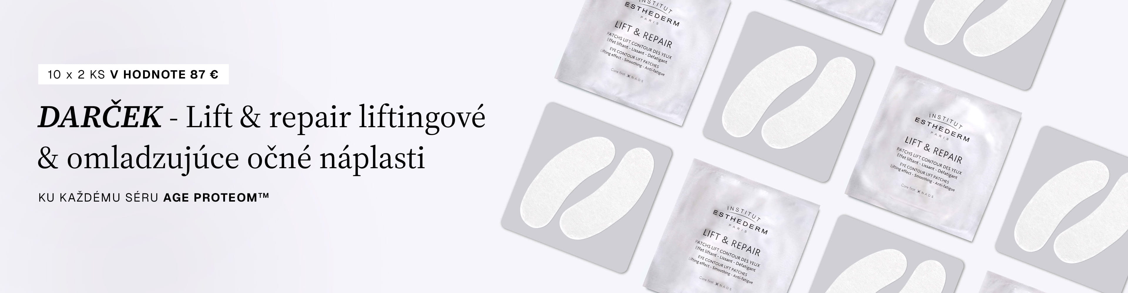 DARČEK - Liftingové očné náplasti Esthederm